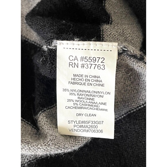 Vintage Y2K C & C California Cashmere Wool Blend Sweater Sz S Preppy Grunge NWOT - Picture 12 of 12